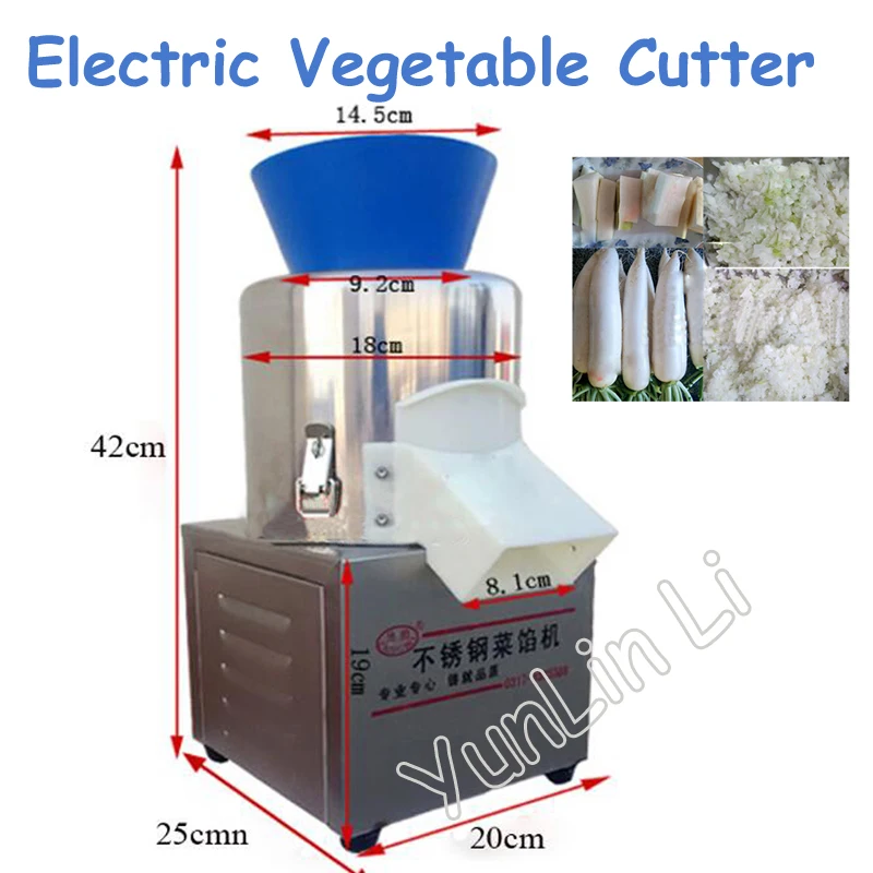 180W Commercial Vegetable Cutter Electric Food Grinder Steel Ginger Chopping Machine Dumpling Stuffing Machine 20 Type