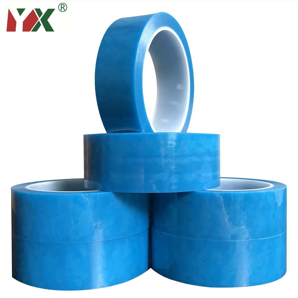 YX Blue PET Adhesive Tape Used For Fridge Fixed Refrigerator & Air Conditioner Fixed Installation Transport 50meter/Roll