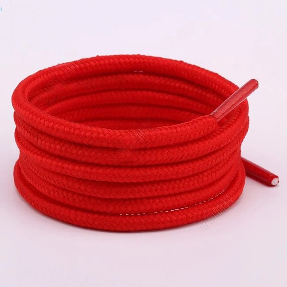 2022 New Shoelace Unisex Ropes Multicolor Waxed Round Cord Dress Shoe Laces Diy High Quality Solid 70-160Cm Colourful Shoelace