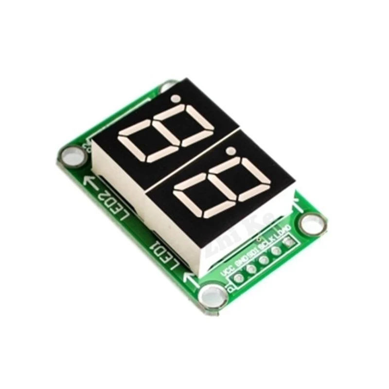 74Hc595 Driver Digital Display Module 0.5 Inch 2 Position Highlight Red / 0.4 Inch 4 Digits Led Anode Digital Tube for Arduno