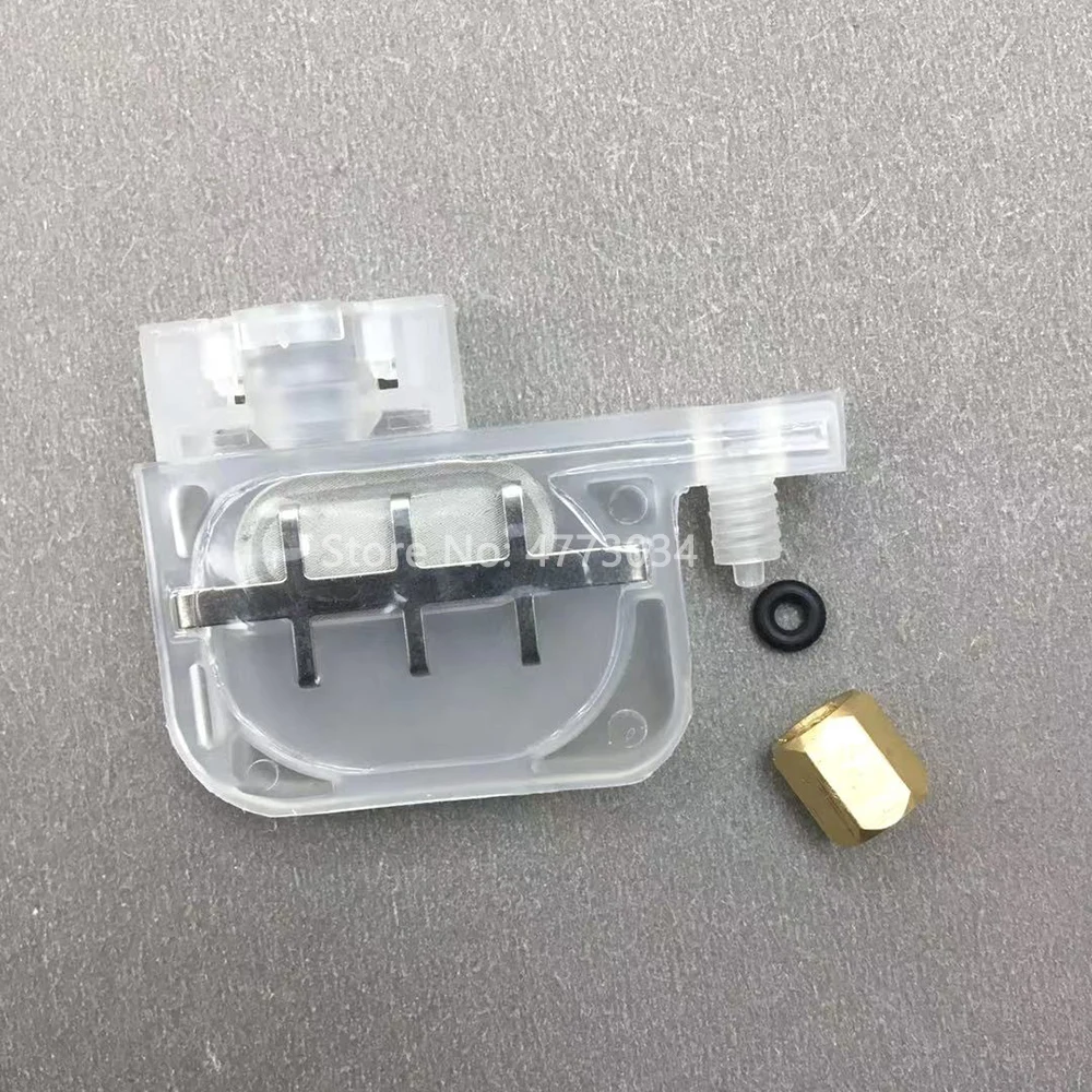20PCS Transparent Dumper Small Damper With Big Filter For Epson DX3/DX4/DX5 Print Head / For Epson R1800/ R1900 Printer Plotter