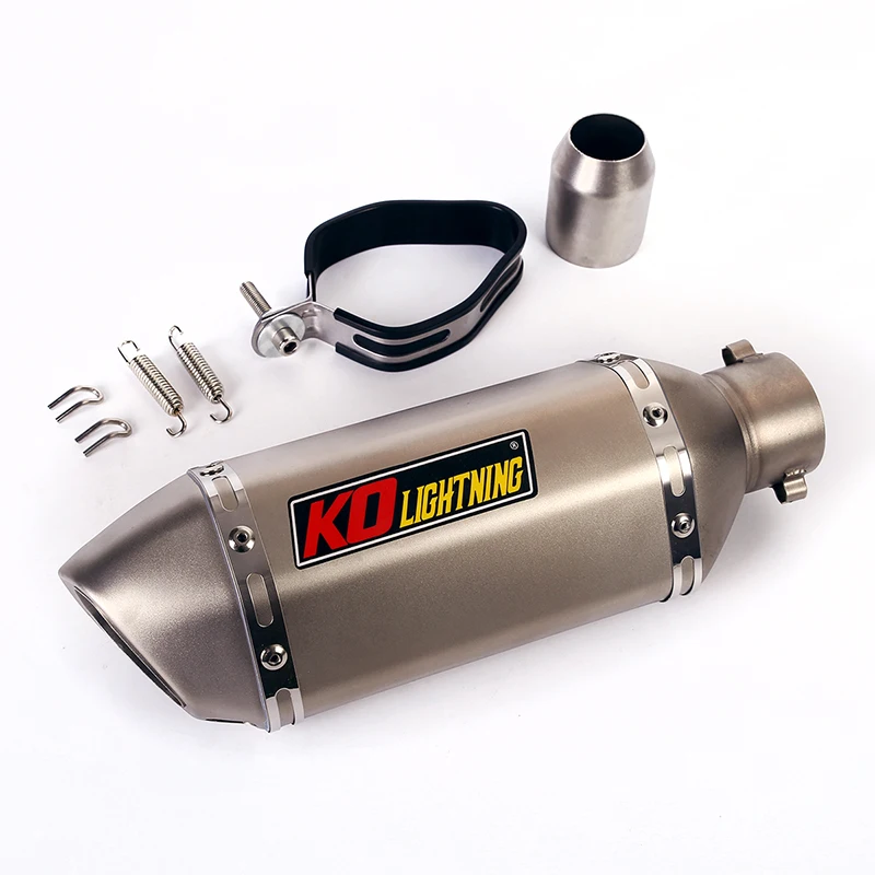 51mm Motorcycle Exhaust Muffler with DB Killer Silencer Escape Tip Slip on Universal DUKE 390 125 250 Duke 790 690 CBR500R CB400