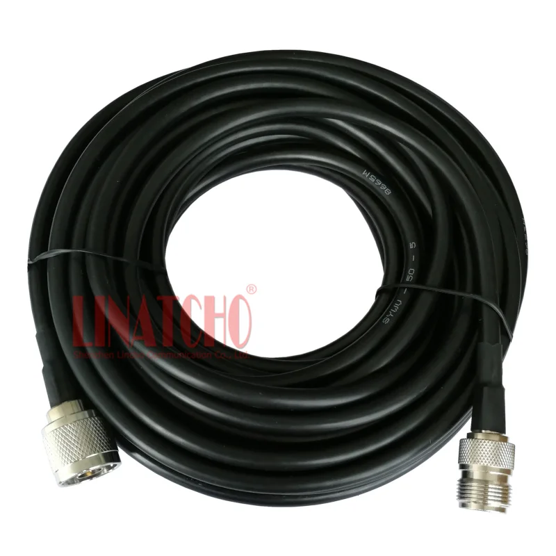 Imagem -02 - Metros de Comprimento Sywv50-5 50ohm n Macho para n Fêmea Repetidor Sinal ao ar Livre Antena Extensão Cabo Coaxial 10