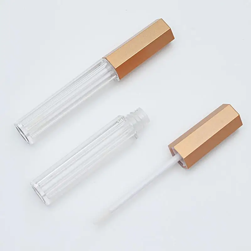 4ml Empty Lip Gloss Tubes Lip Balm Bottle,Rose Gold,Black Cap Plastic Liquid Lipstick Container Beauty Makeup Tool. - Image 2