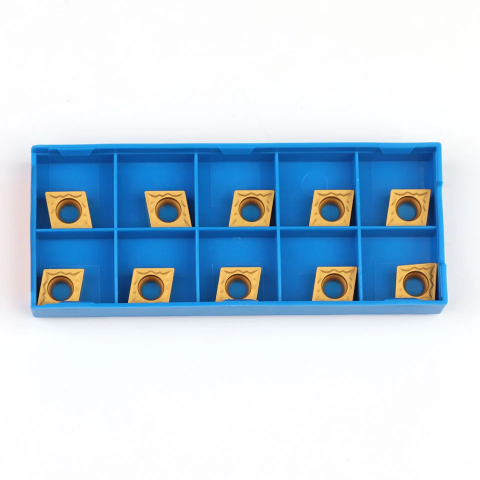 선반 터닝 공구의 오리지널 텅스텐 카바이드 인서트, CCMT09T304 HMP NC3020 PC9030 NC3030 NC3120 10 개