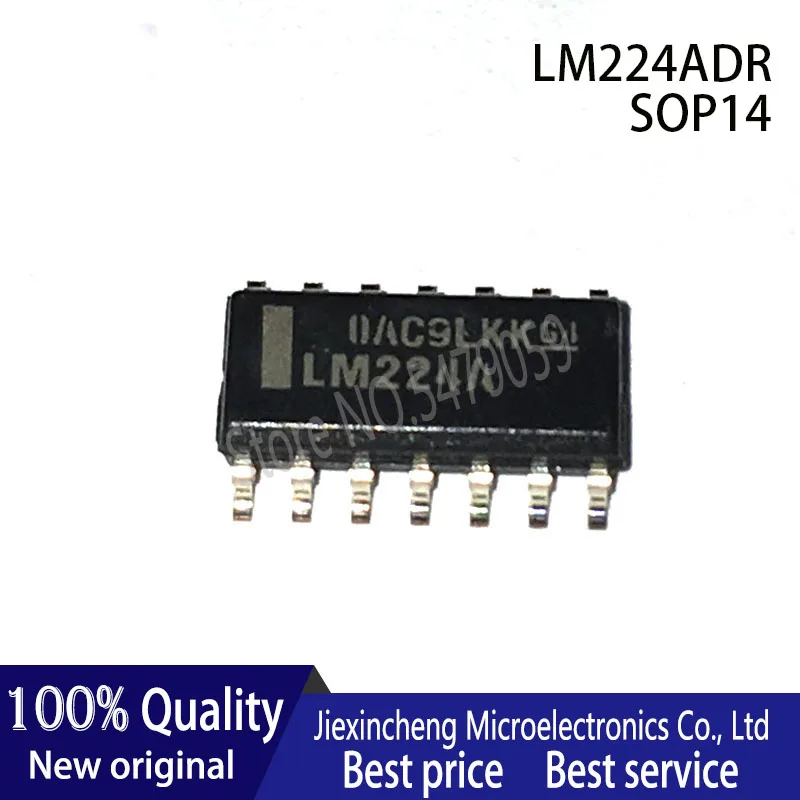 (10 قطعة - 100 قطعة) LM224ADR LM224A LM224 SOP14 جديد أصلي