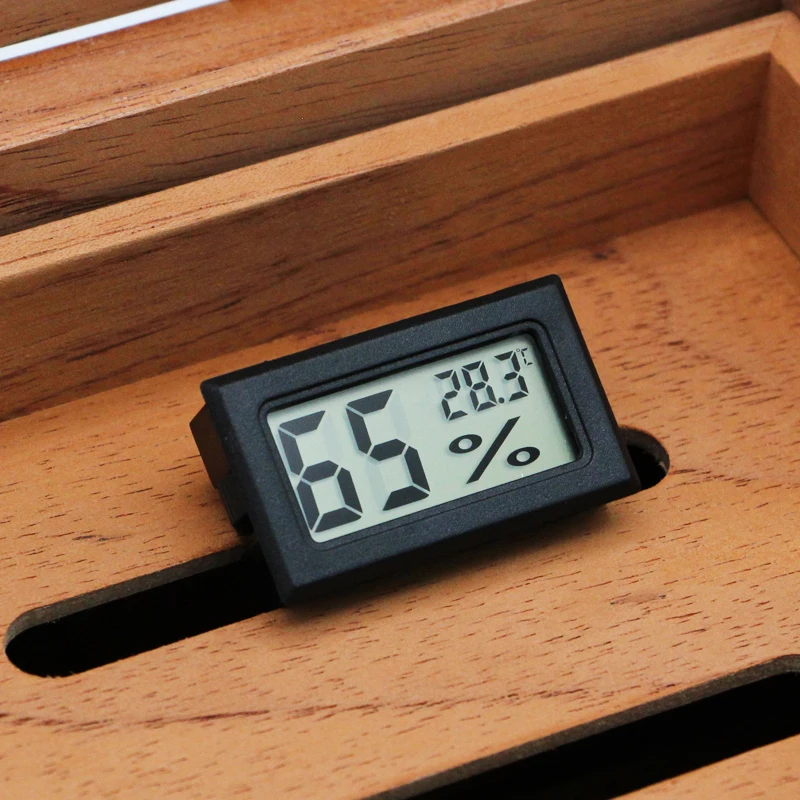 

Classic Digital Cigar Hygrometer Accurate Holder Mechanical Humidor Hygrometers For Cigars Humidor Pocket Portable