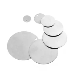 Stainless Steel Charm Round Stamping Blank Tags Metal Jewelry Making Supply Accessori6/8/10/12/14/15/18/20/25/30/40mm Wholesale