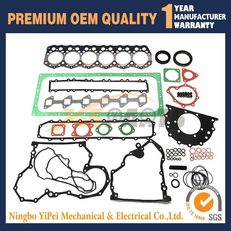 S6S Full Overhaul Gasket Kit for Mitsubishi Engine FD35 FD40 FD18C Forklift