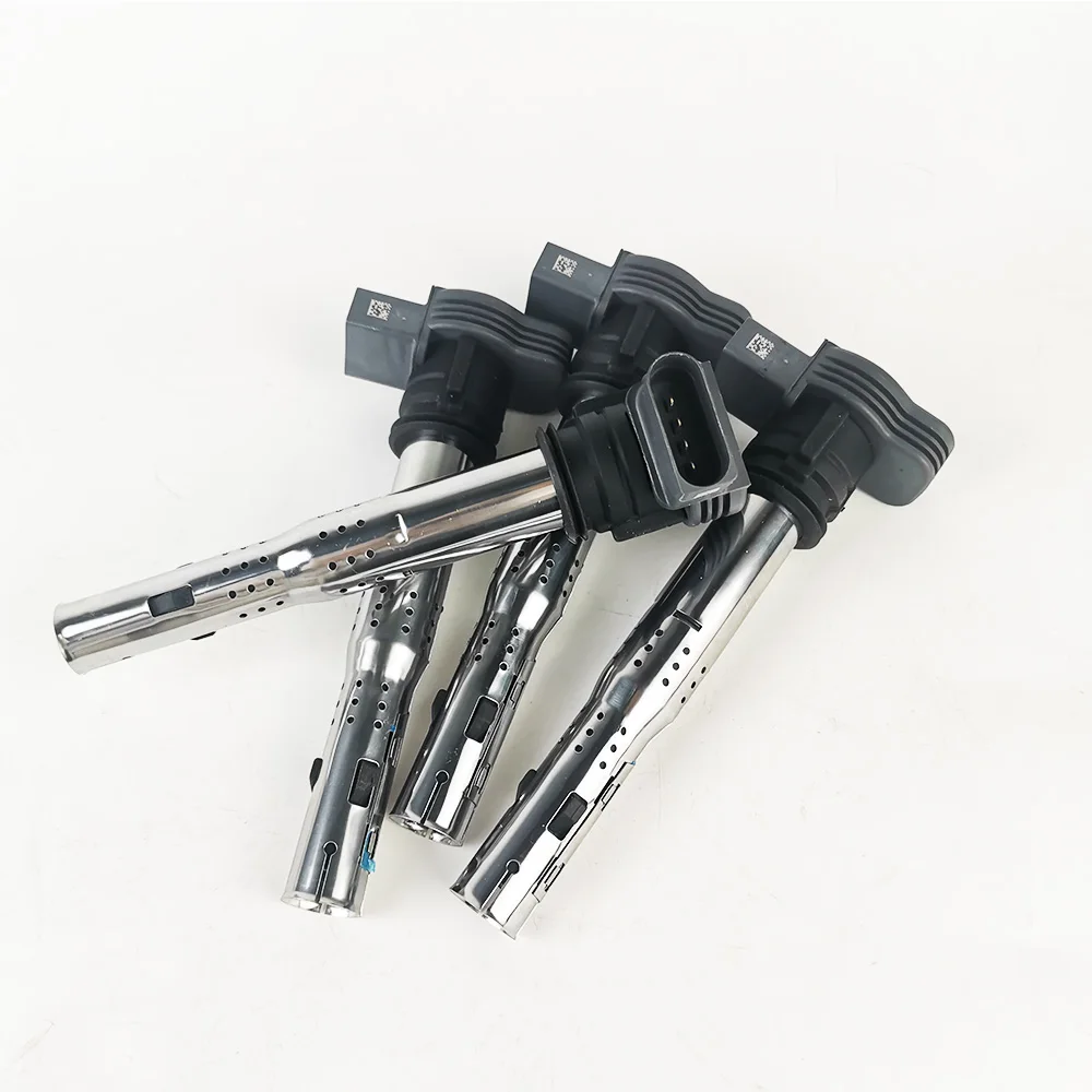 4pcs Ignition Coils 07K905715A B C D E F G 06F905115F C J For 1.8T 2.0T VW Touran Touareg CC EOS