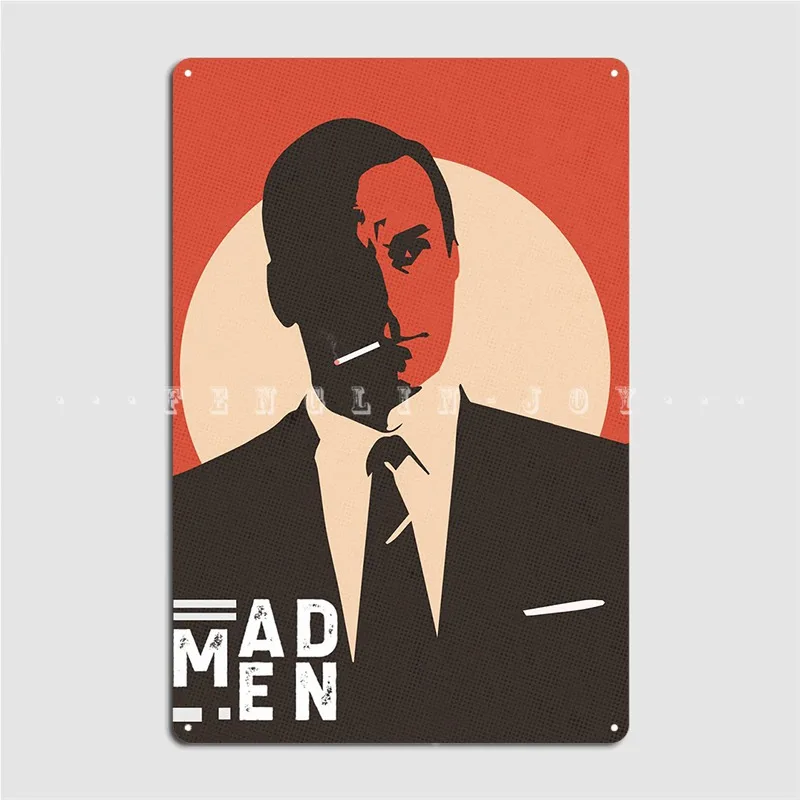 Don Draper Mad Men Metal Sign Pub Plaques Wall Retro Tin Sign Poster