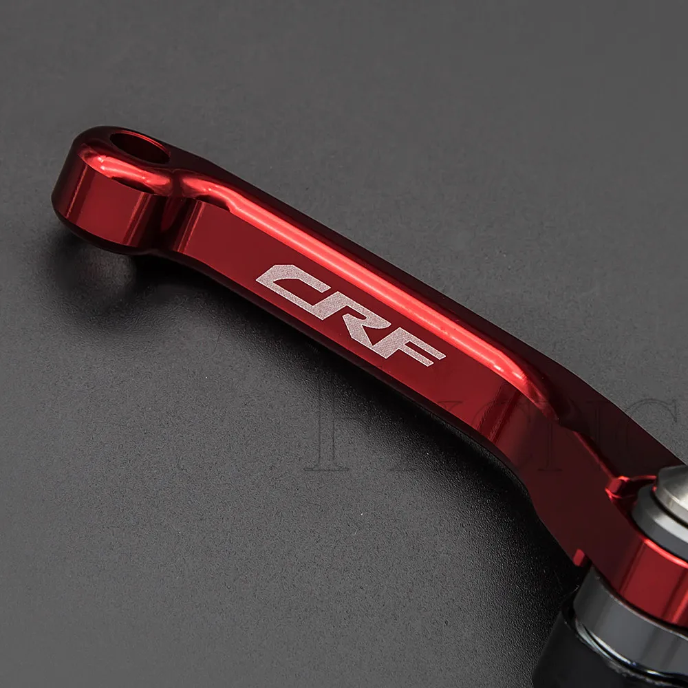 For Honda CRF250R CRF 250R 250 CRF250 R 2007-2021 2020 2019 2018 2017 CNC Foldable Dirt Pit Bike Brake Clutch Lever Pivot Levers