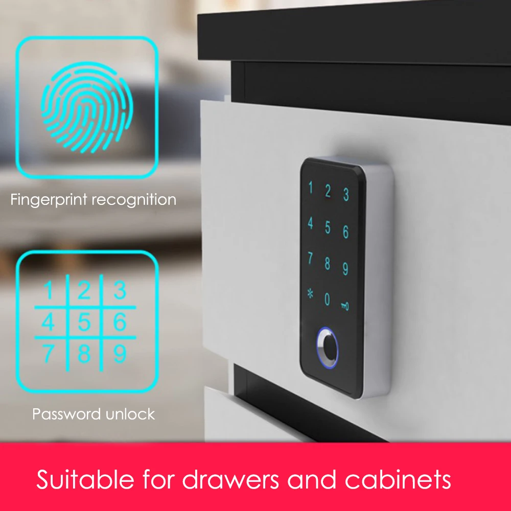 Smart Lock Digital Electronic Door Lock Fingerprint Password Combination Security Intelligent Password Lock