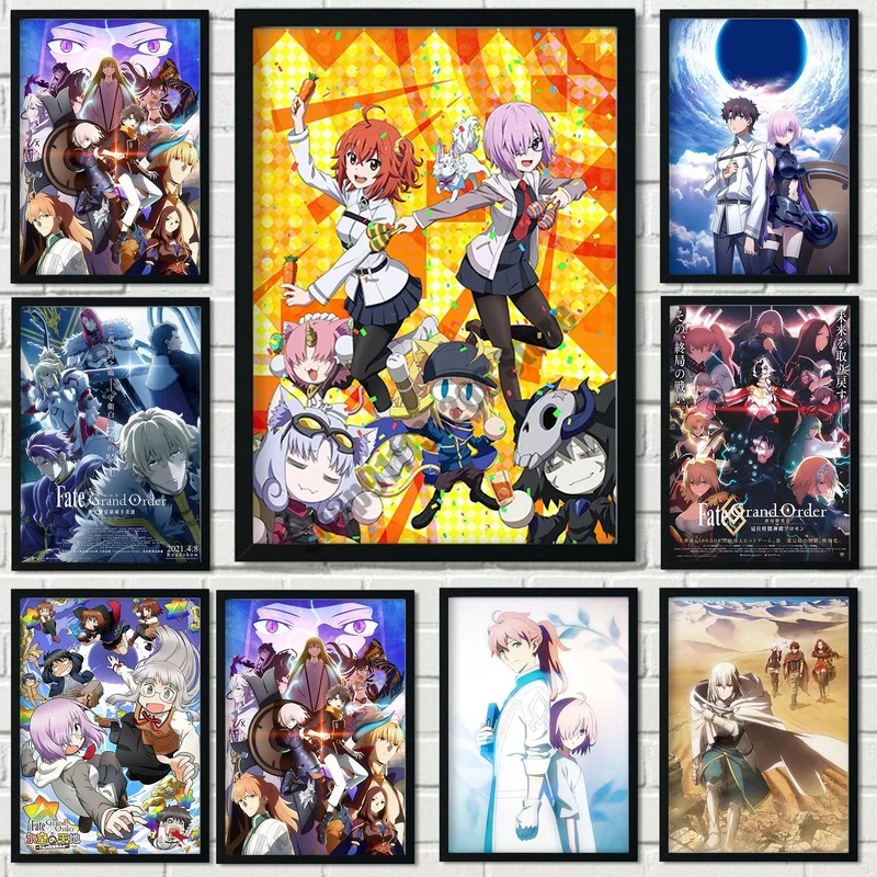 Japanese Anime DIY 5D Diamond Painting Fate/Grand Full Round Mosaic Diamond Embroidery Picture Cross Stitch Kits Home Decor Gift