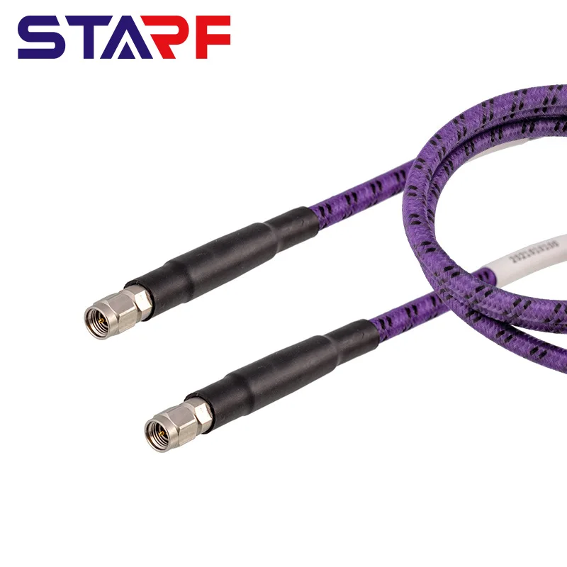 Stainless steel 2.92mm male -2.92mm male test cable, high frequency test line DC-40GHz