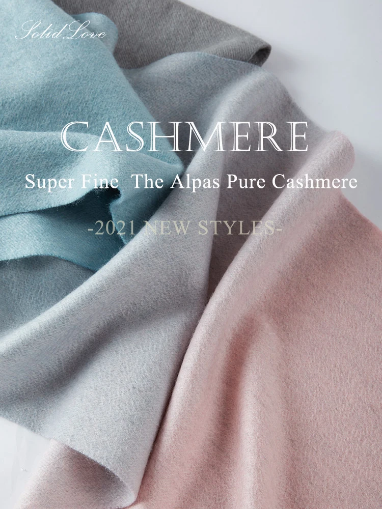 New Women Cashmere scarf Shawl Wrap Gradient Color Winter Autumn Warm Fashion Ladies Pashmina 100% Cashmere Scarf 2021 Mongolia