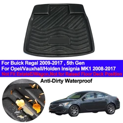 Car Rear Trunk Luggage Mat Cargo Tray Boot Liner For Buick Regal 2009 - 2017 For Opel Vauxhall Holden Insignia MK1 2008 - 2017
