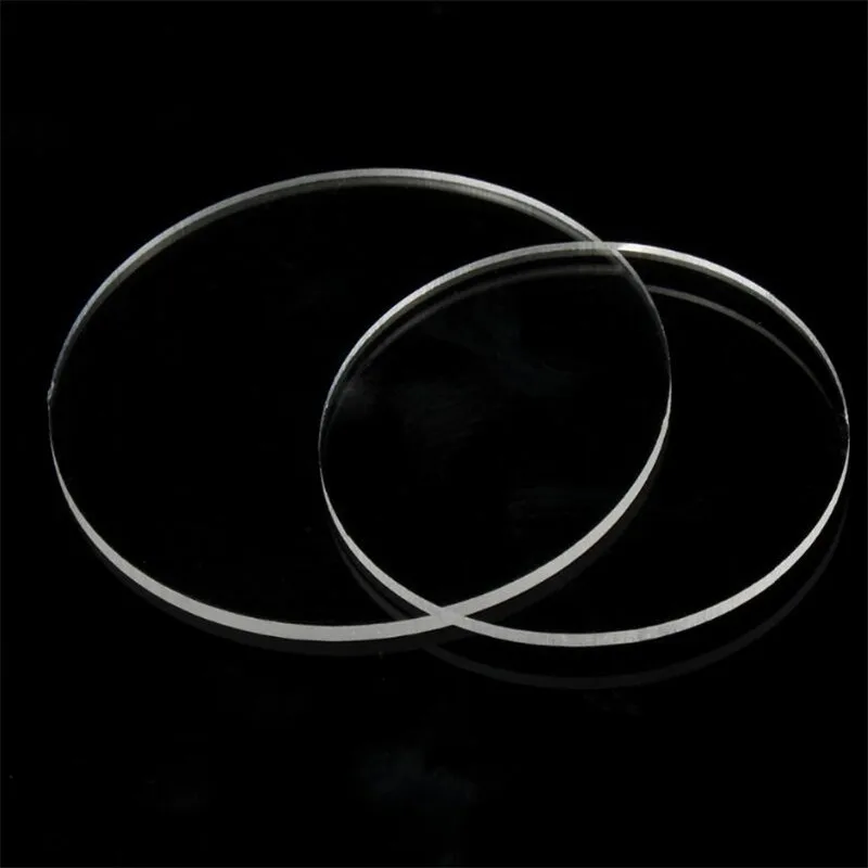 2Pcs/Lot 9cm 10cm 20cm Round Plexiglass Transparent Clear Plastic Sheet Acrylic Board Organic Glass Polymethyl