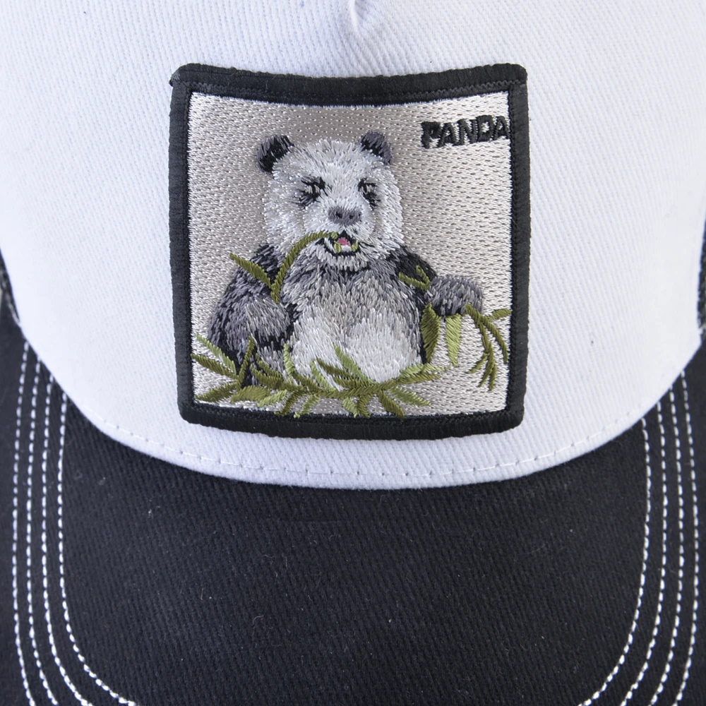 TQMSMY Trucker Caps With Panda Patch Breathable Mesh Baseball Cap Men Women Snapback Hip Hop Drake Cap Unisex Outdoor Hat TMDHXM