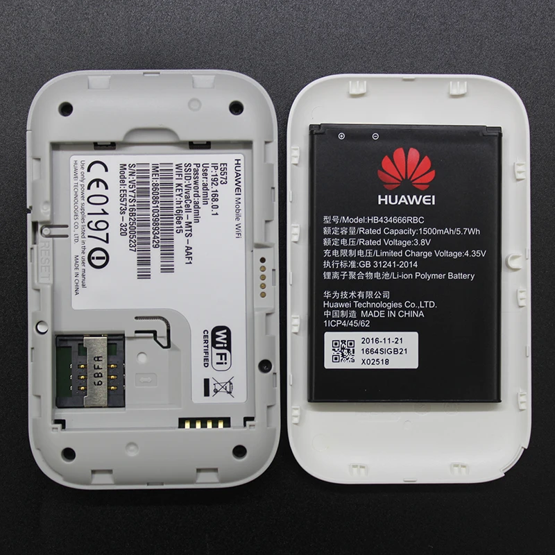 Neue entsperrte huawei E5573s-320 4g wrieless router tragbare wi-fi drei-netwoek mit sim kartens teck platz mit antenne