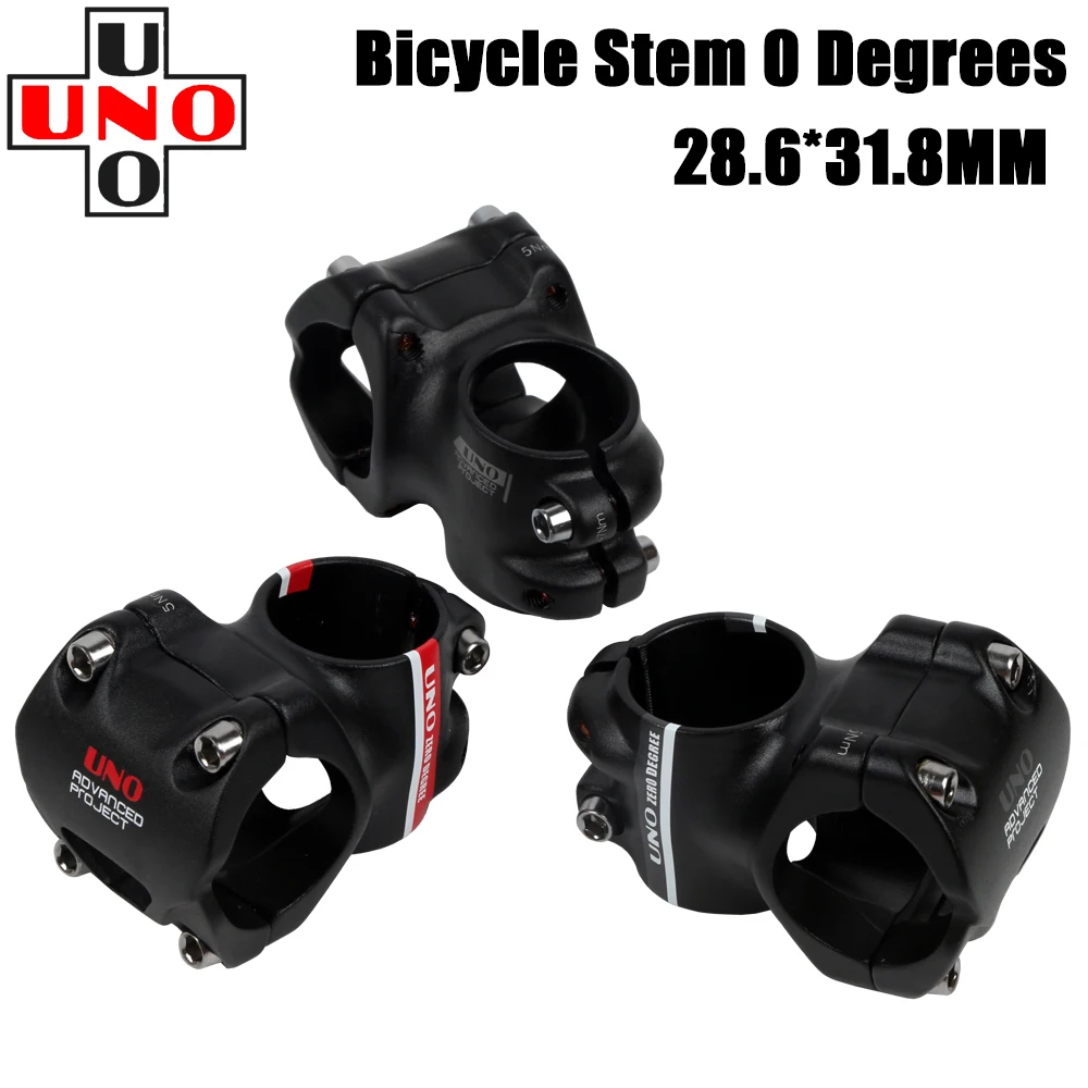 UNO AM Downhill DH Stem 0 Degree 35 / 45mm 31.8mm 28.6mm Fork Road Mountain Bike Ultralight Short Stems Handlebar Parts