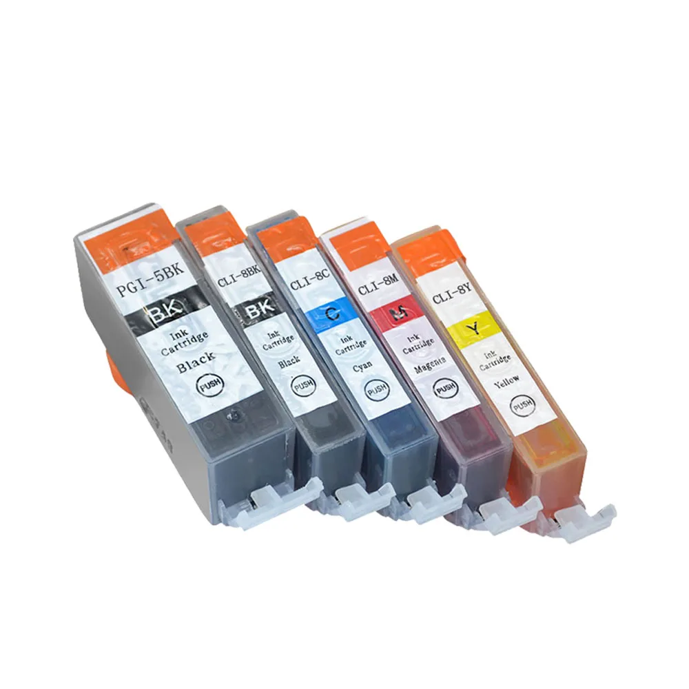 Compatibele Inktcartridges PGI-5 CLI-8 Pgi5 Cli8 Voor Canon Pixma Ip4200 Ip4300 Ip4500 Mp500 Ip5200 Mp530 Mp600 Mp610 Mp800