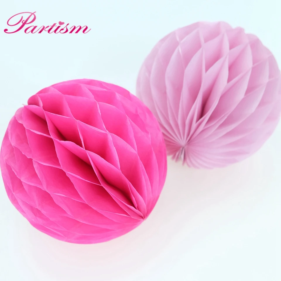 10PCS 4\'\'(10cm) Tissue Paper Lantern Honeycomb High Quality Ball For Home Garden Wedding & Kids Birthday Party Decorations