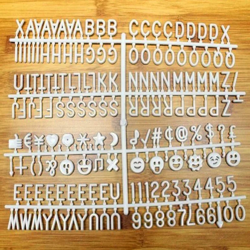 NNRTS ceartive Characters For Felt Letter Board 340 Piece Numbers For Changeable Letter Board Christmas school office supplies