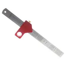 Steel angle ruler with scriber and aluminum alloy block #4