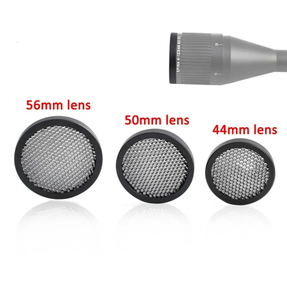 MAGORUI Anti-Reflection Sunshade Scope Protective Cover Mesh 44MM/50MM/56MM Cover for Optic Scope Accessories