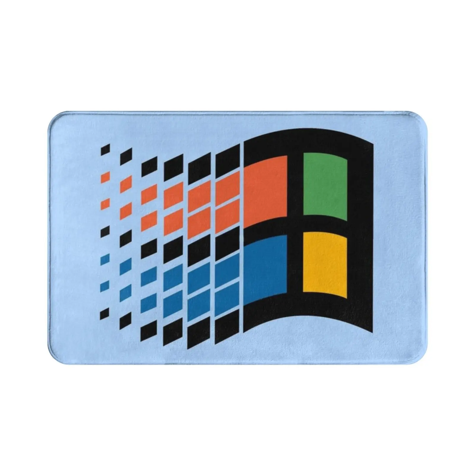 Windows 95 Carpet Mat Rug Cushion Soft Windows 95 Windows Microsoft Logo 90s Retro Operating System Bill Gates Pc