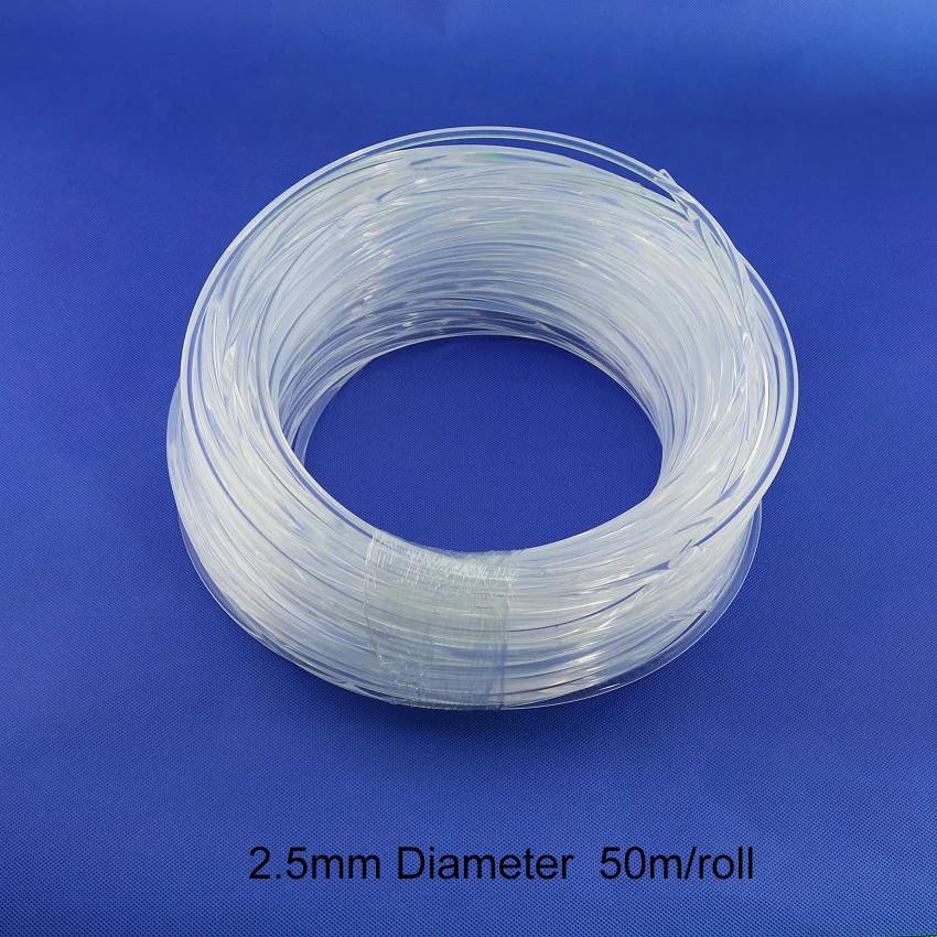 Fiber Optic Light Cable Side Glow 50m per roll 1.5mm~3mm Fiber Optical Cable Car Night Lights Home Decorative Light Cable