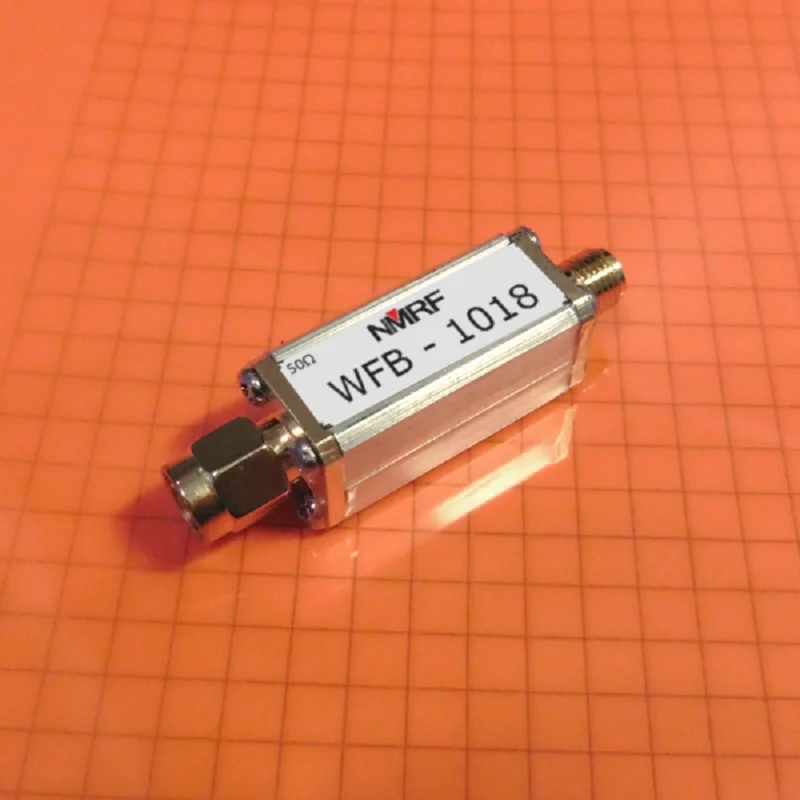 1050-1750MHz LC discrete component bandpass filter, small volume, SMA interface