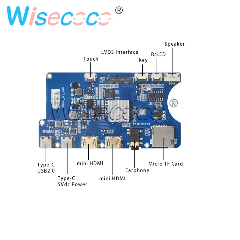 Imagem -04 - Tela de Barra Esticada Lcd para Carro Placa Controladora tipo c Modo Paisagem Exibição Automotiva Raspberry pi 1920x720 123 Polegadas