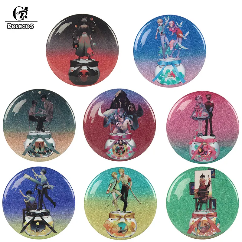 ROLECOS Wc-gebunden Hanako-kun Cosplay Abzeichen Brosche Pins Icon Sammlung Jibaku Shounen Hanako-kun Breastpin Tasche kostüm Decor