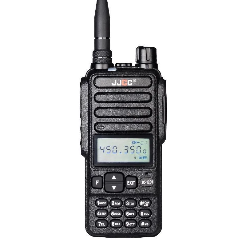 100% oryginalny JJCC JC-1200 Walkie Talkie przenośny IP66 wodoodporny Radio dla amatorów VHF/ UHF Woki Toki polowanie Hf CB Radio