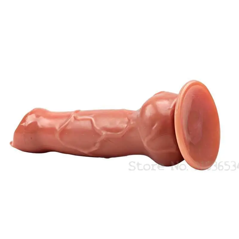 Big dog animal dildo, Realistic design with suction fake penis consoladores femenino, No vibrator anal dildos sex toys for woman