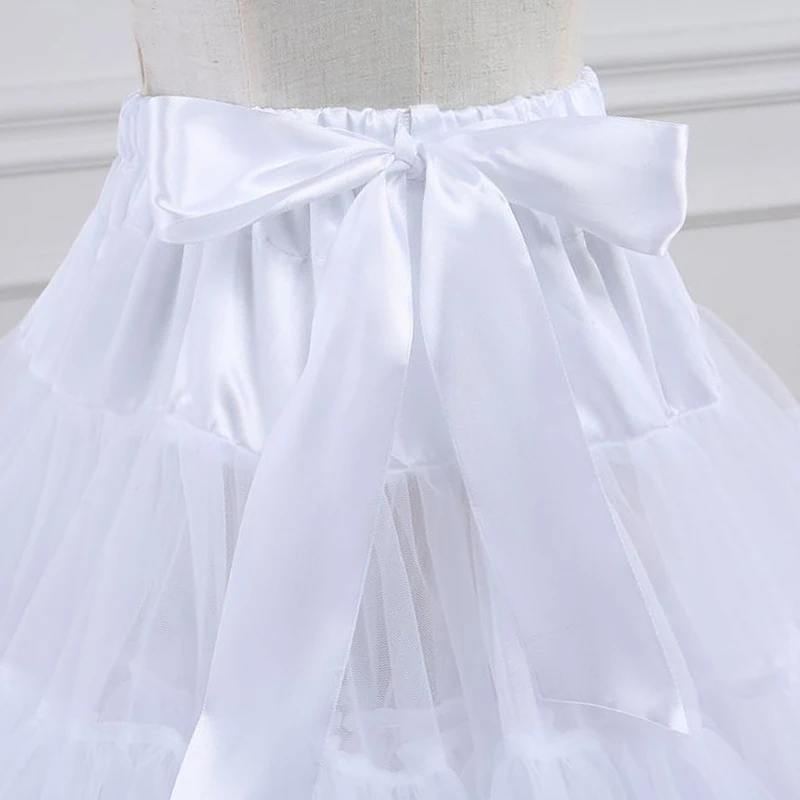 New Puffy Short Petticoat DongCMY Tulle Elegant Underskirt Rockabilly Tutu for Wedding Party