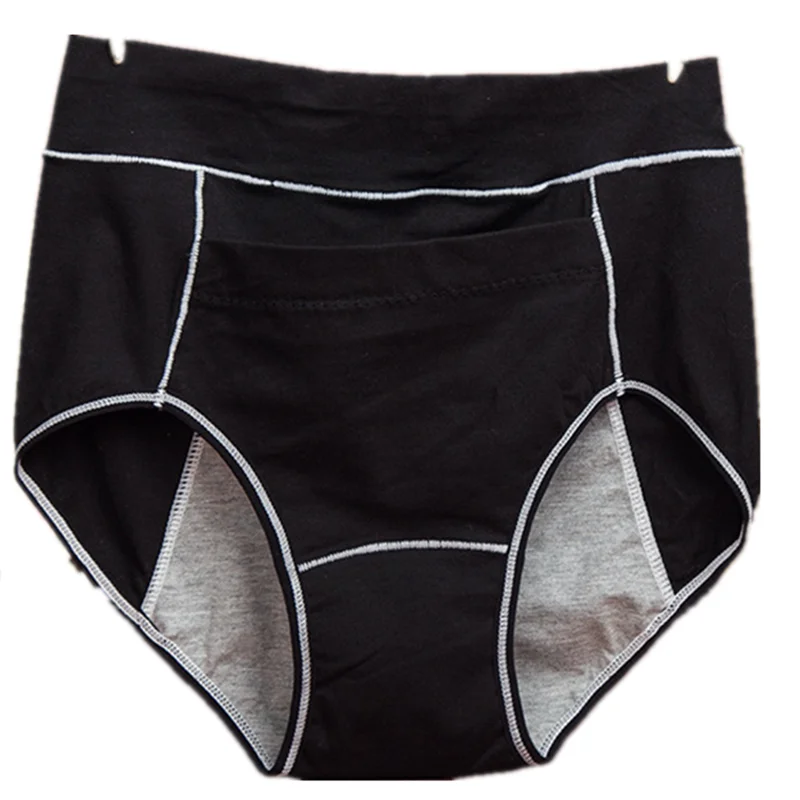 Girl Menstrual Panties Physiological Briefs Floral Lingerie Leakproof Broadened Female Underwear Big Girl Waterproof Panties