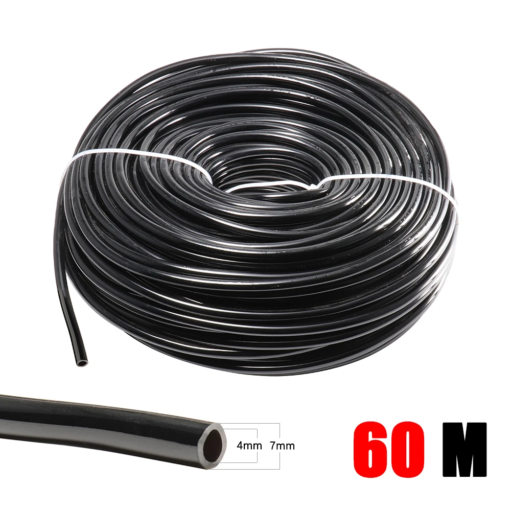 Tuin Watering 4/7mm Slang PVC Micro Irrigatie Pijp 1/4 ''Slang Irrigatie Drip Systeem Sprinkler buis voor Kas Bonsai
