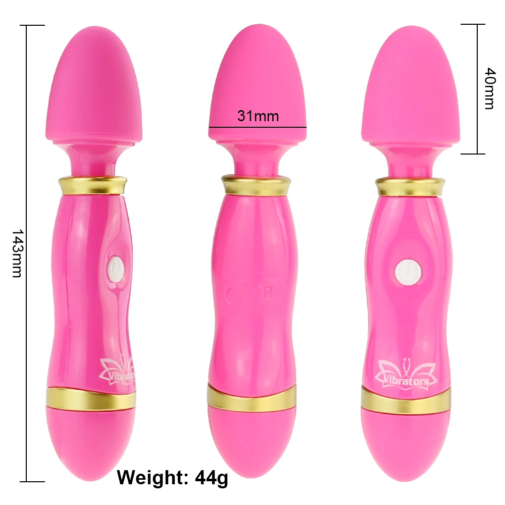 12 Speed Magic Wand Massager AV Wand Vibrator Stick AV Vibrators Strong Clitoris Stimulator Sex Toy for Women Female Masturbator