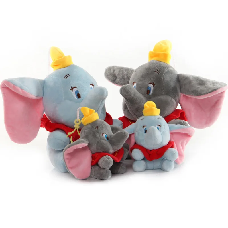 

Disney Movie Dumbo 12-22cm Plush Toys Dolls Cute Elephant Stuffed Keychain Pendant Animals Toys for Children Xmas Gift