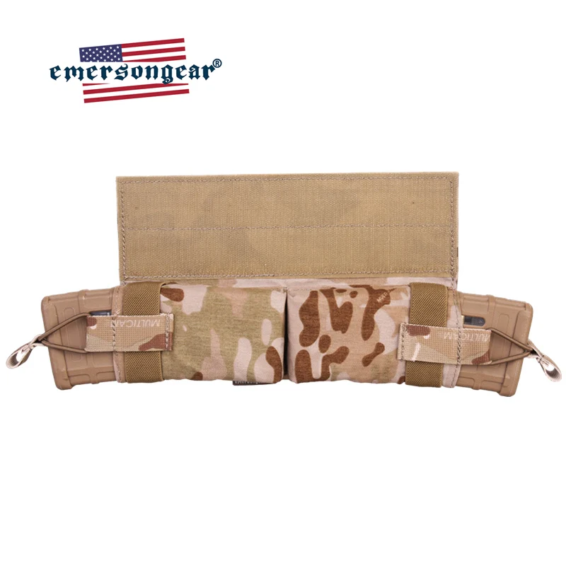 Emersongear Tactical Mag Pouch Bag Side-Pull Magazine Pouch M4 Rifle Molle Hook Loop Hunting Airsoft Gear