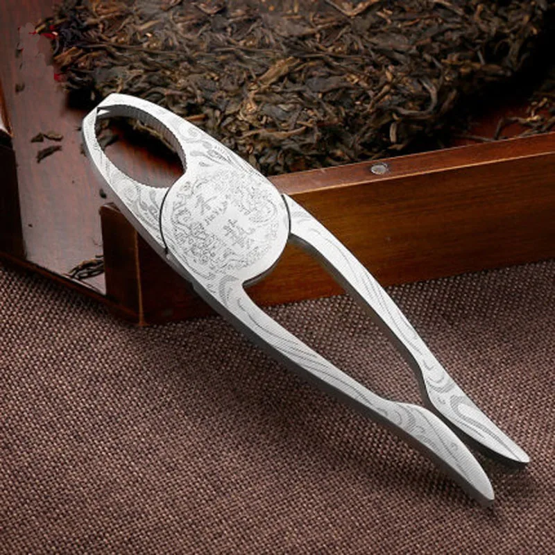 Stainless Steel Tea Pliers, Dark Puer Tea Knife Set Accessories, Pry Tea Tool, Teaware Needles Cones