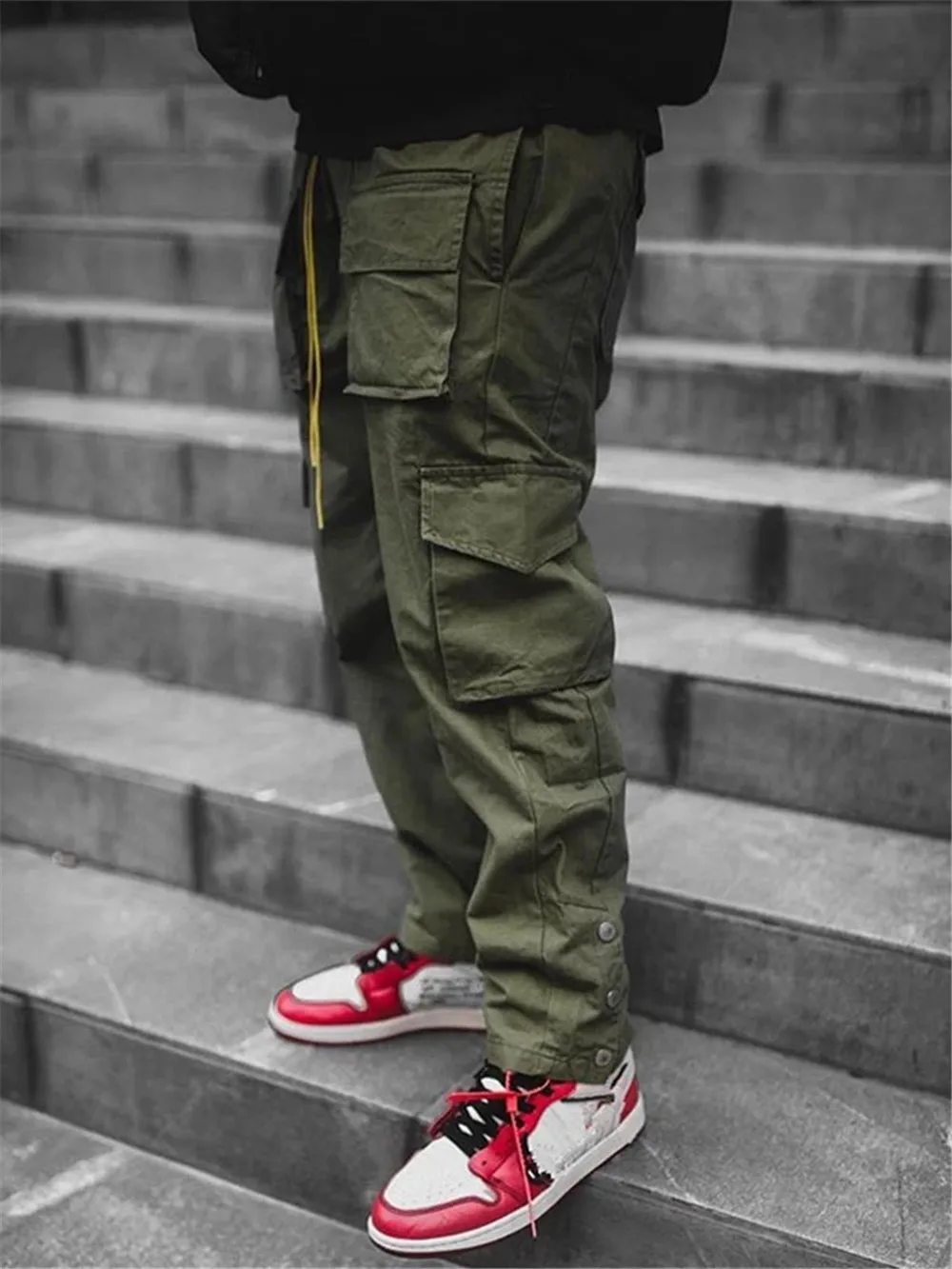 Cargo Pants Men 2021 Hip Hop Streetwear Jogger Pant FashionTrousers Gyms Fitness Casual Joggers Sweatpants Men Pants