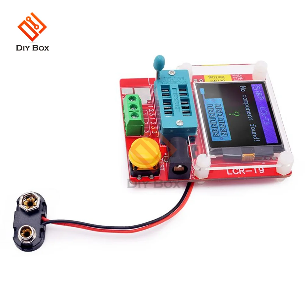 LCR-T9 Multifunction Transistor Meter TFT Graphic Display Tester Diode Capacitance Measure Electronic Industrial Components