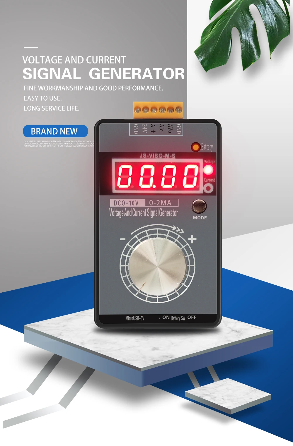 Электромагнитный клапан Digital 0-5V 0-10V Voltage Signal Generator 0-20mA 4-20mA Current Transmitter Proportional Valve Regulator/Controller Пневматика — деталь 2