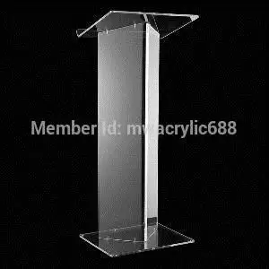 

Free Shipping Hot Sell Deluxe Beautiful Modern Design Cheap Clear Acrylic Lectern podium plexiglass