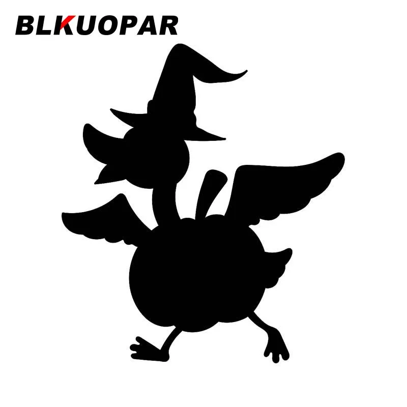 BLKUOPAR for Bird In A Halloween Pumpkin Costume Car Stickers Waterproof Personality Decal Scratch-Proof Trunk Decor Car Styling