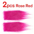 2 piezas de color rojo rosa